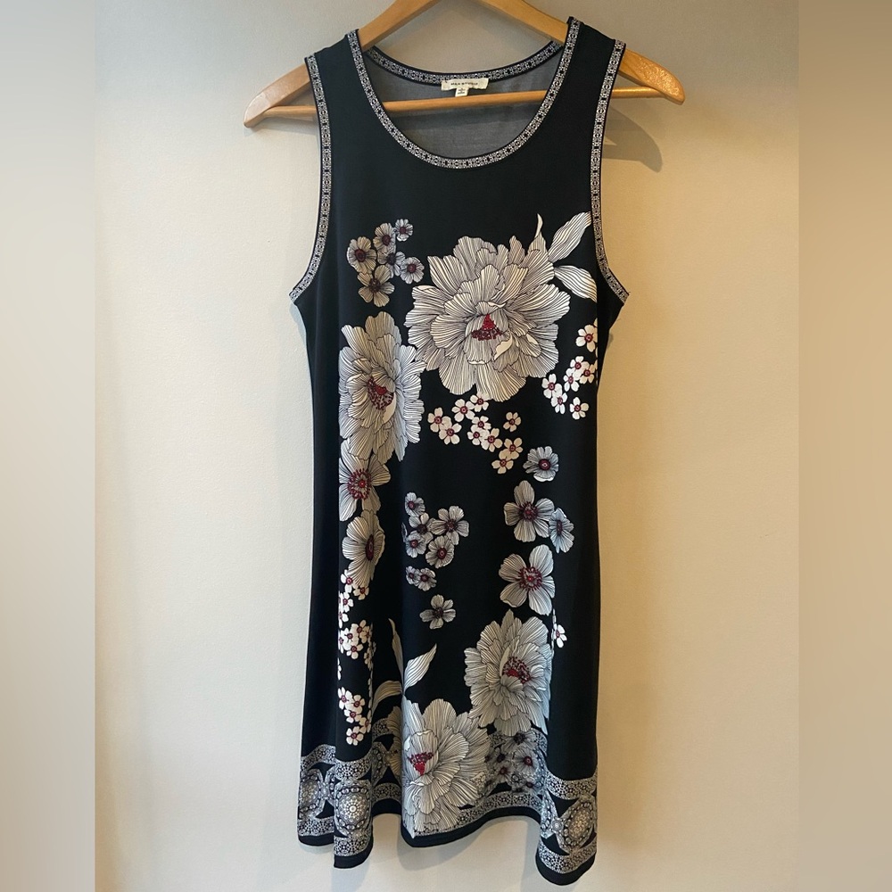 Max Studio black and white floral dress